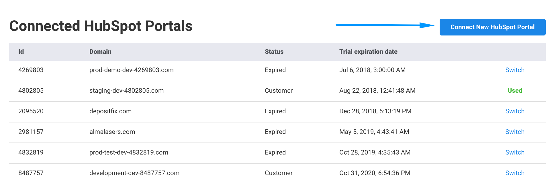 Can I Connect Multiple HubSpot Portals? — screenshot 2
