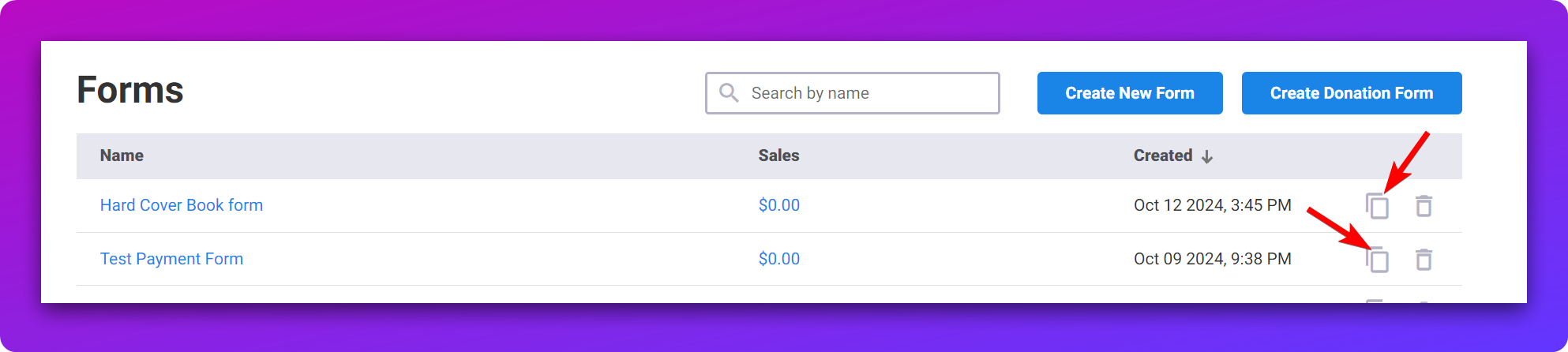 Clone an Existing Form — screenshot 1