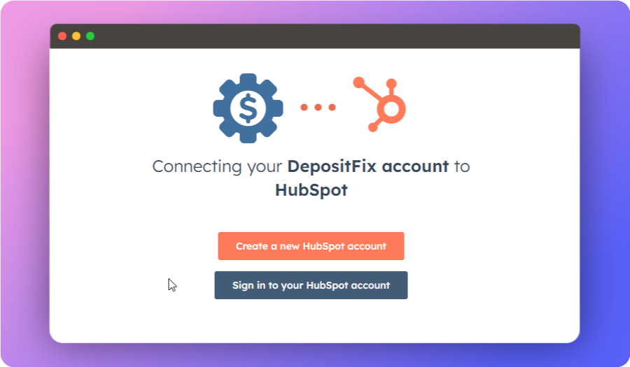 Connect HubSpot to DepositFix — screenshot 3