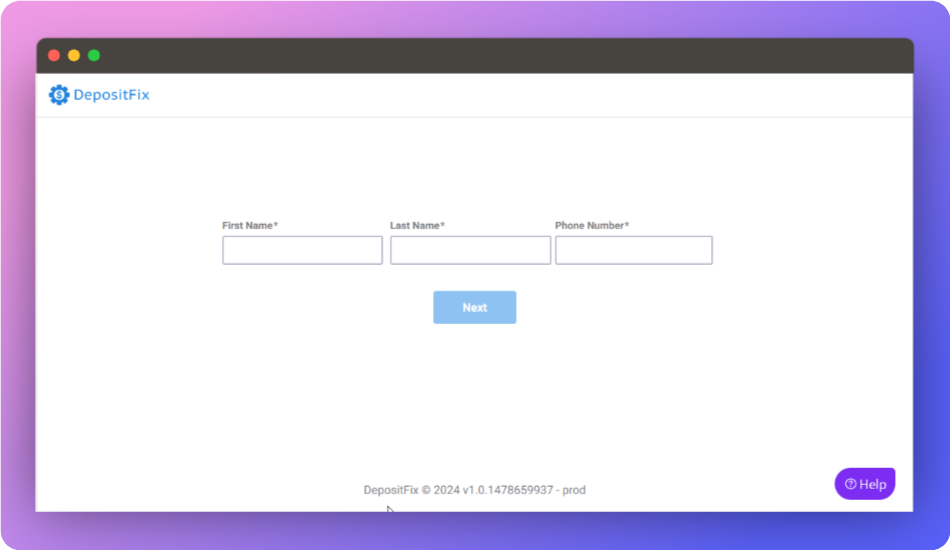 Create Your DepositFix Account — screenshot 3