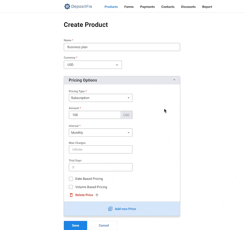 Create Your First Product — screenshot 5