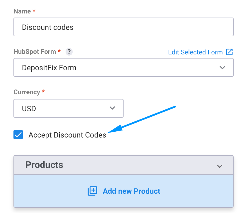 Creating and Using Discount Codes — screenshot 2