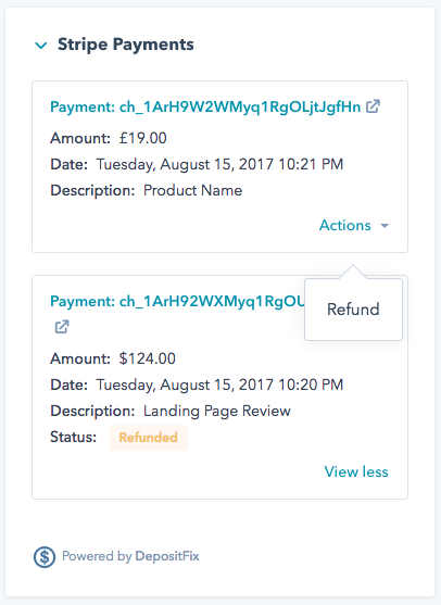 HubSpot CRM Extension — screenshot 1