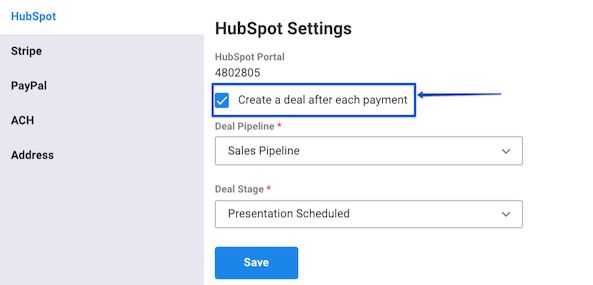 Hubspot Deals Integration — screenshot 3