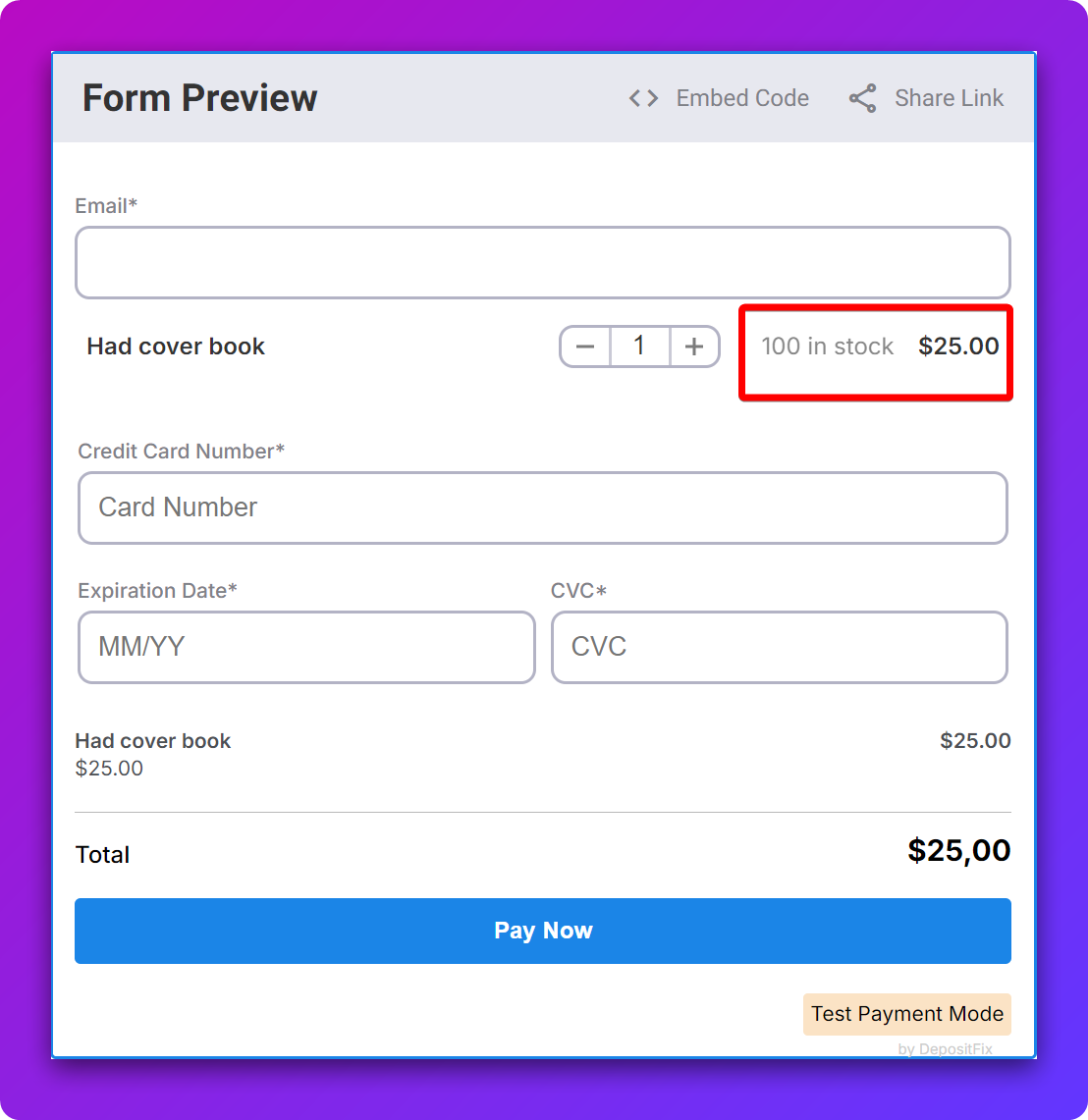 Manage Product Inventory — screenshot 2