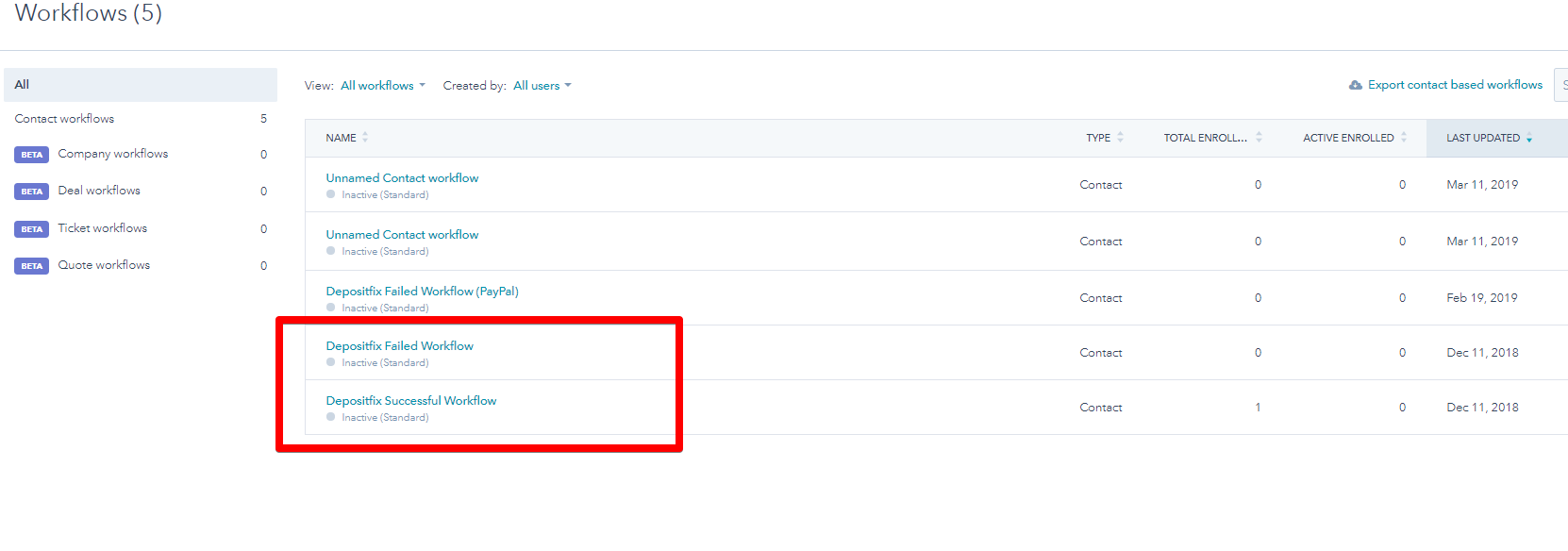Pre-defined Workflows and Email Templates — screenshot 1