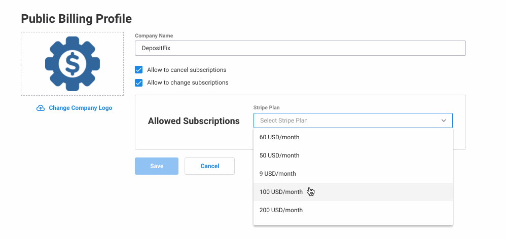 Public Billing Profile — screenshot 7