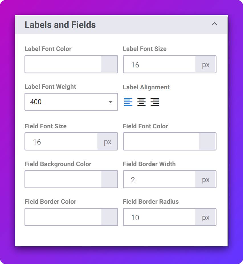 Styling Your DepositFix Forms — screenshot 4