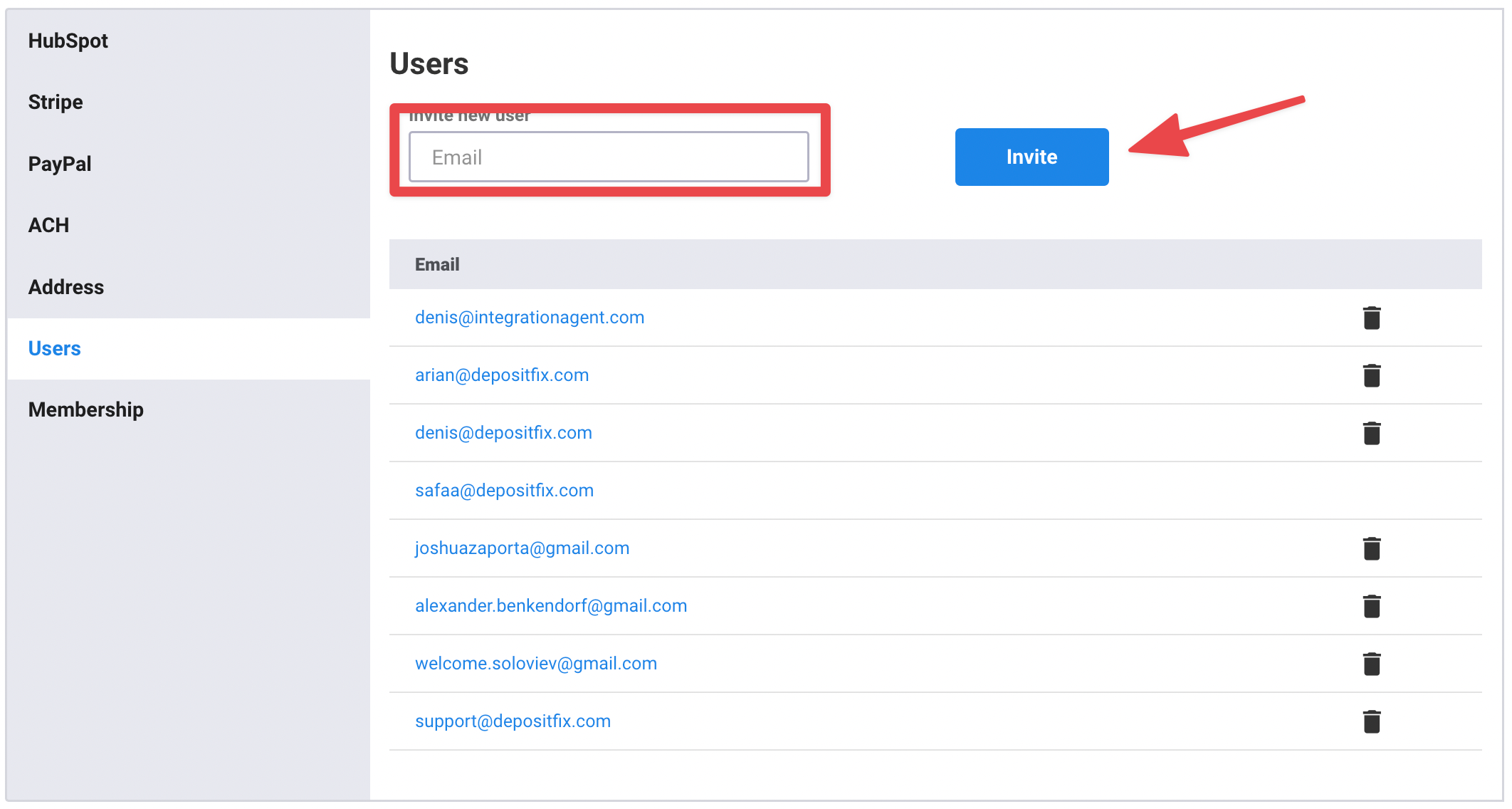 Users — screenshot 2