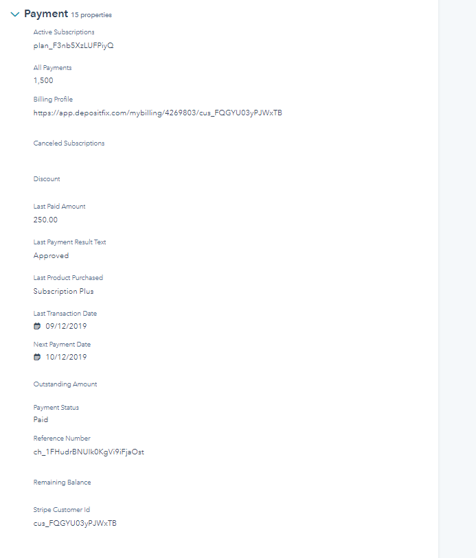 What Does DepositFix Create in Your HubSpot Account? — screenshot 1
